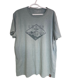 Men's Lucky Brand Green Mountain Graphic Short Sleeve Tee XL